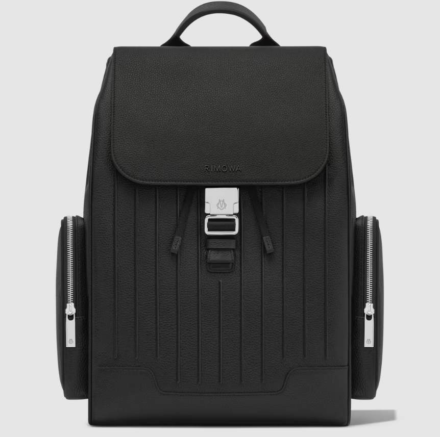 Rimowa Never Still - Leather Large backpack with flap