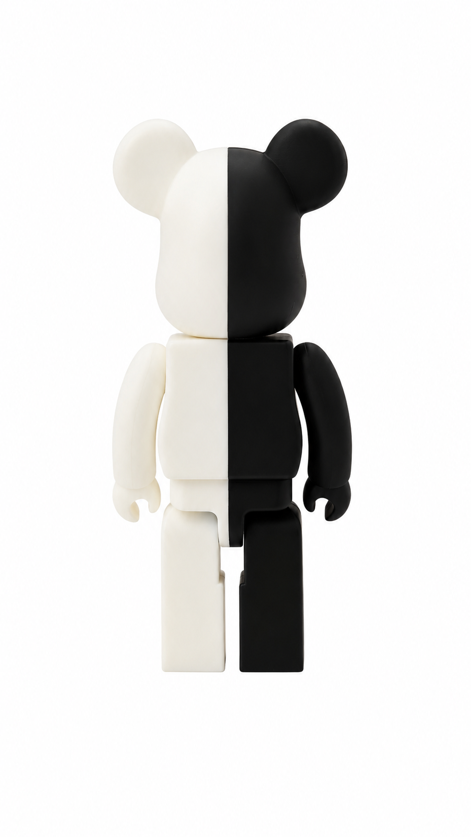 Bearbrick Skeleton Half B&W