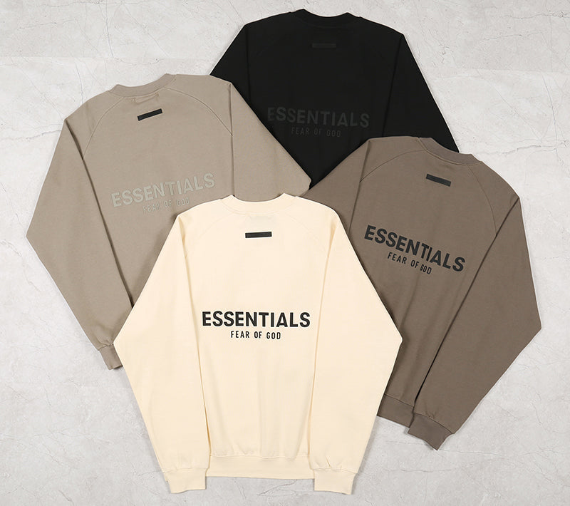 Fear of God Essentials Hoodie Pull-Over Crewneck (SS21) 'Moss/Goat'