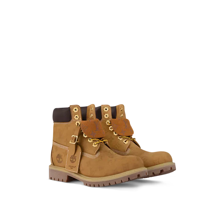 Louis Vuitton Timberland 6" Ankle Boot Wheat Monogram