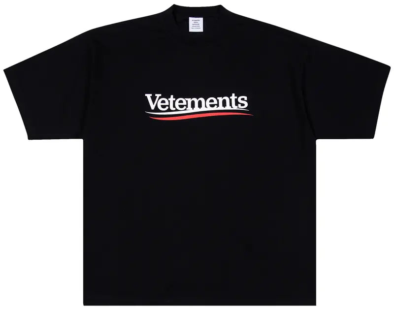 Vetements Campaign Logo T-Shirt 'Black