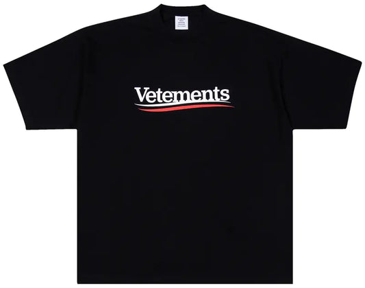 Vetements Campaign Logo T-Shirt 'Black