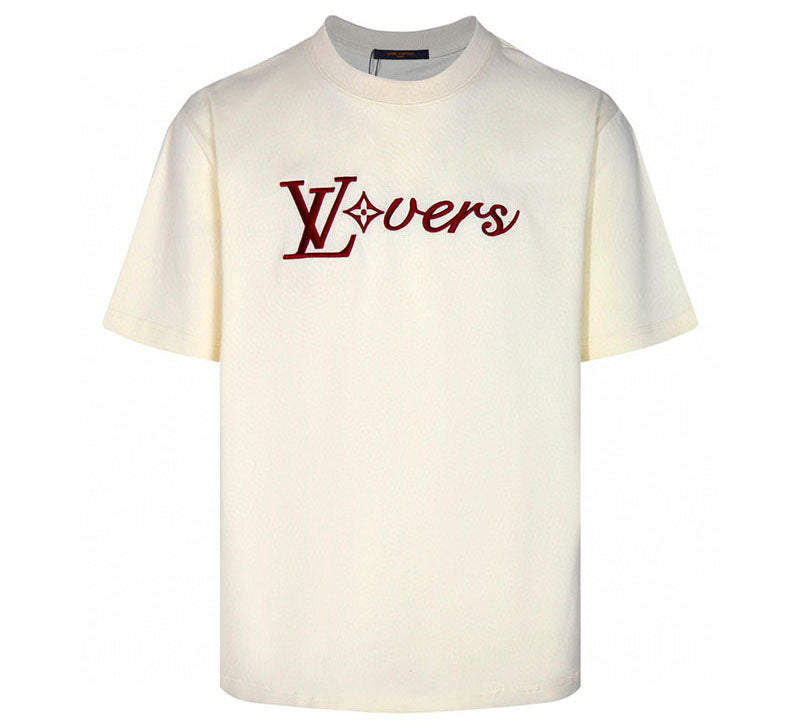 Louis Vuitton Logo Lovers T Shirt White