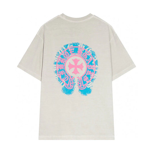 Chrome Hearts - CH Logo Neon T Shirt White