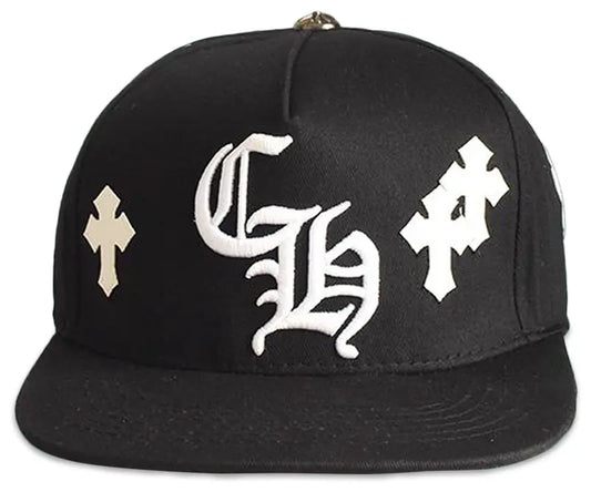 Chrome Hearts Cross Patch Baseball Hat 'Black'