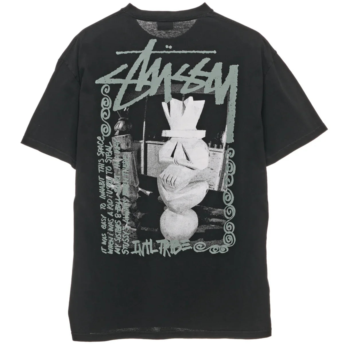 Stussy Tiki T Shirt Black