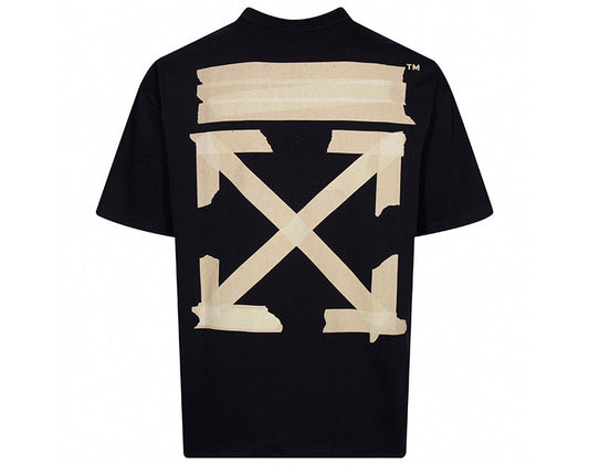OFF-WHITE TAPE ARROWS S/S T-Shirt Black