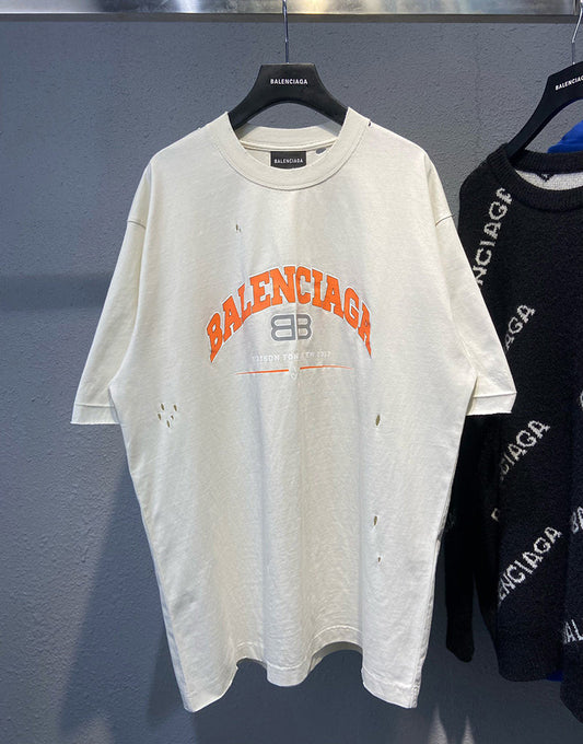 Balenciaga Maison Fondee T Shirt White