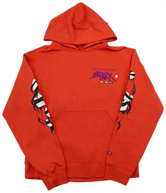 Chrome Hearts Matty Boy Sadistic Lipstick Hoodie 'Red/Orange'