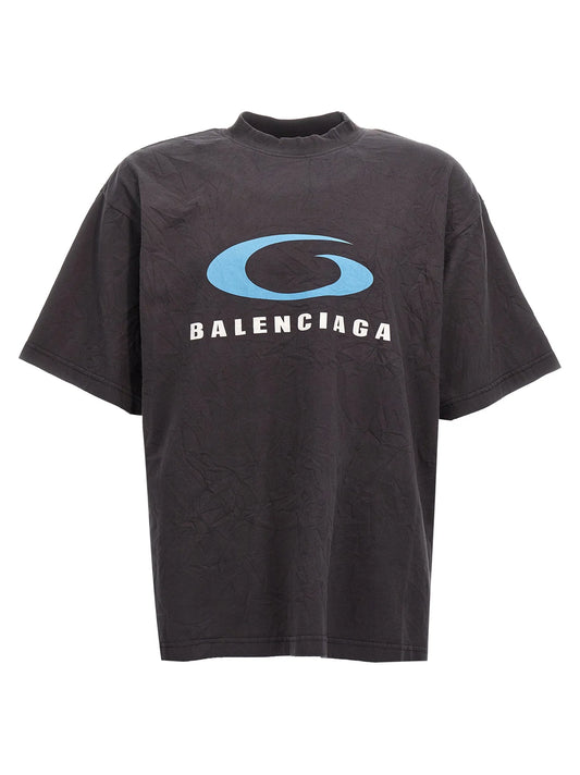 Balenciaga 'Loop Sports Icon' T Shirt Black