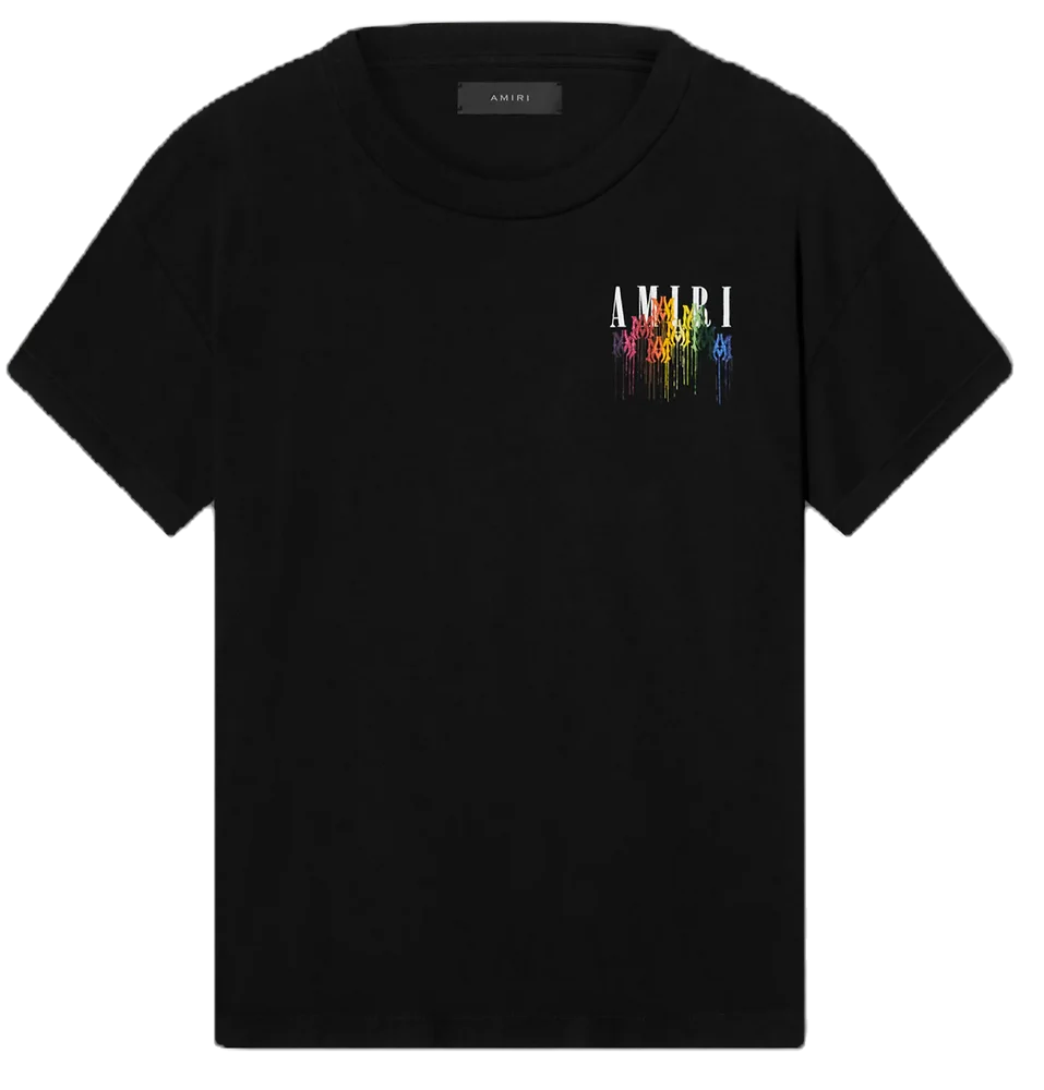 Amiri M.A. Drip Collage Tee Black T-Shirt