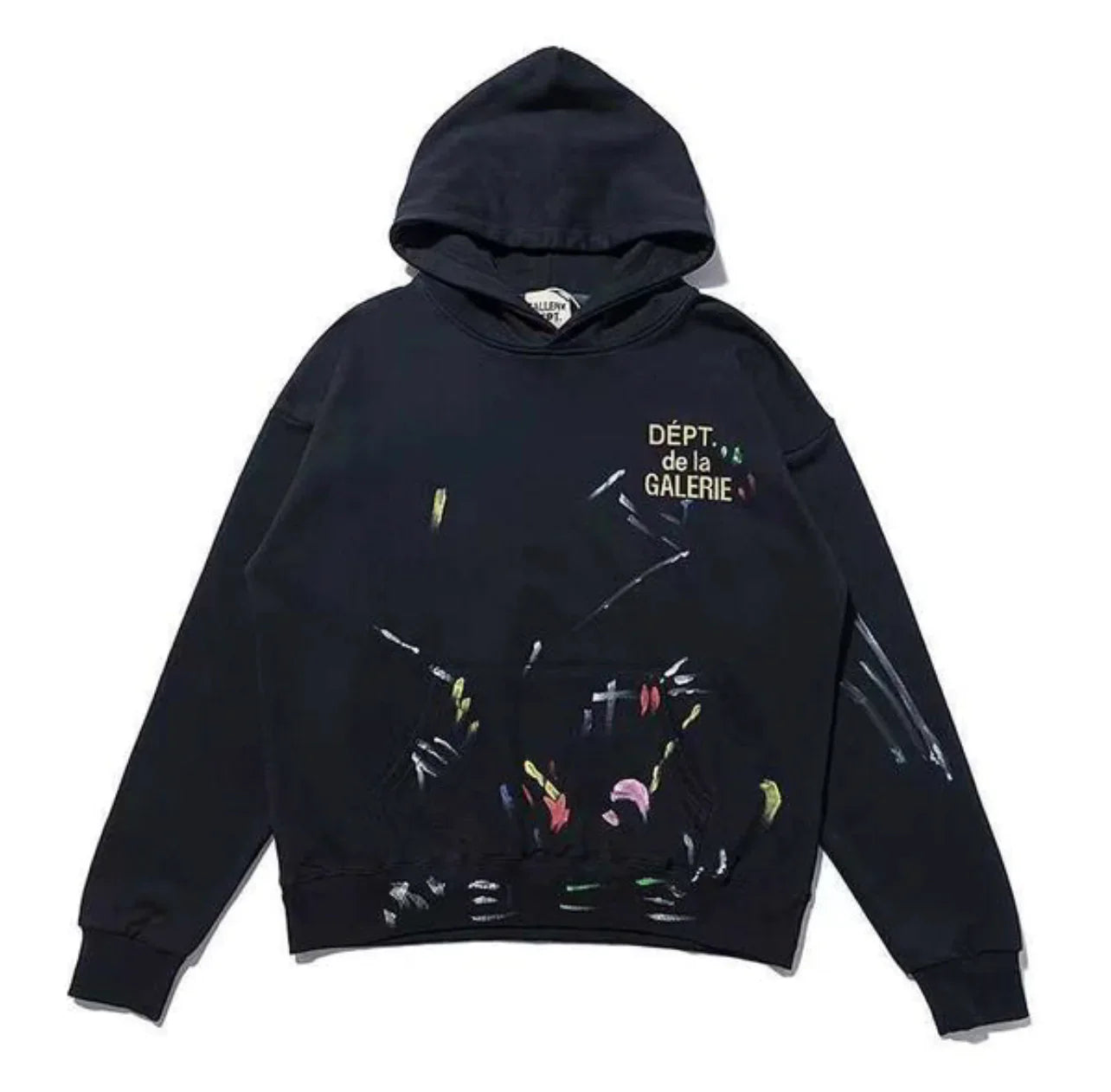 GALLERY DEPT. Blue Paint-splatter Logo Hoodie