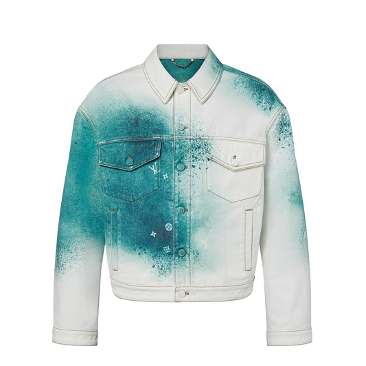 Louis Vuitton LV Spray Denim Jacket Multicolor