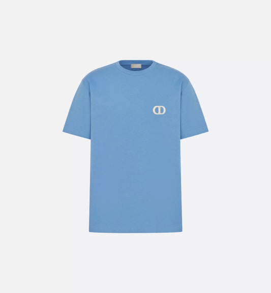 Dior Oversized "CD Icon" T-shirt Blue