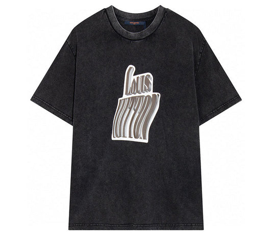 Louis Vuitton Graphic LV Signature T-Shirt Black