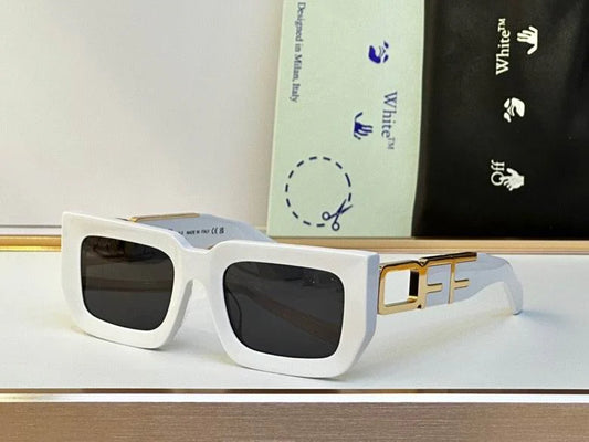 OFF-WHITE Boston Sunglasses White