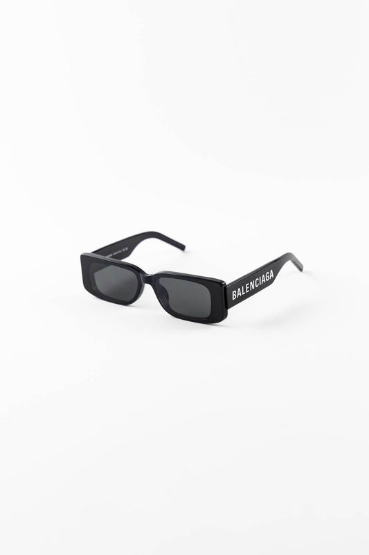 Balenciaga Eyewear rectangle-frame tinted sunglasses Black