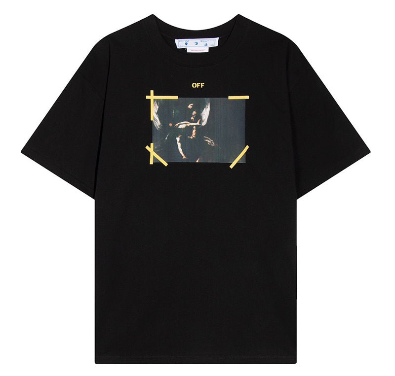 OFF-WHITE Caravaggio Tee Black