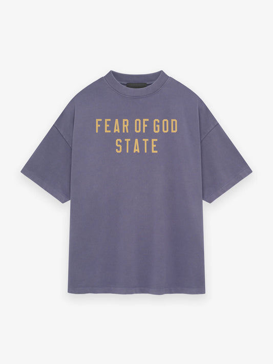 Fear of God Essentials Heavy Crewneck T Shirt Lavender
