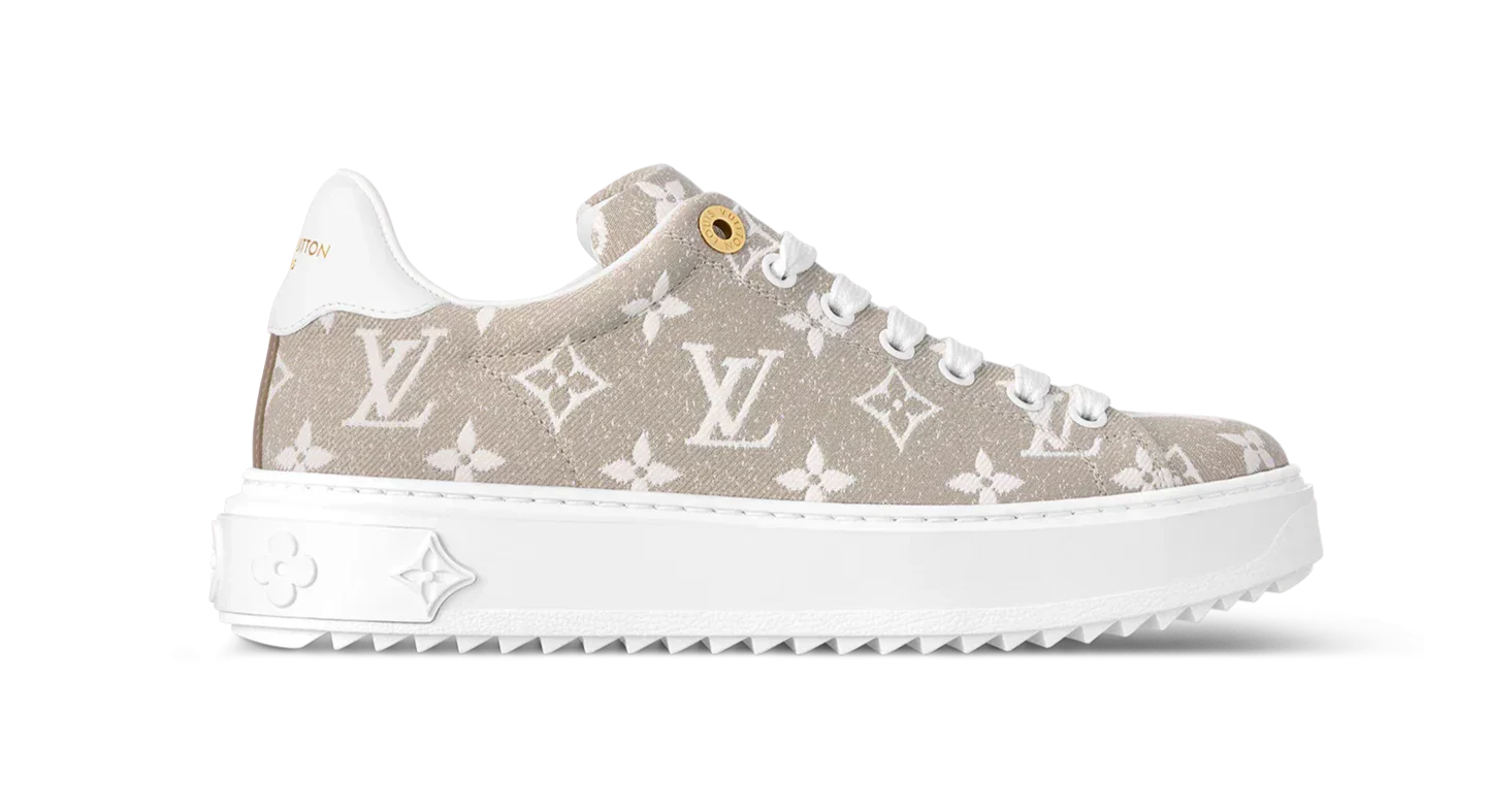 Louis Vuitton Time Out Monogram Beige/White