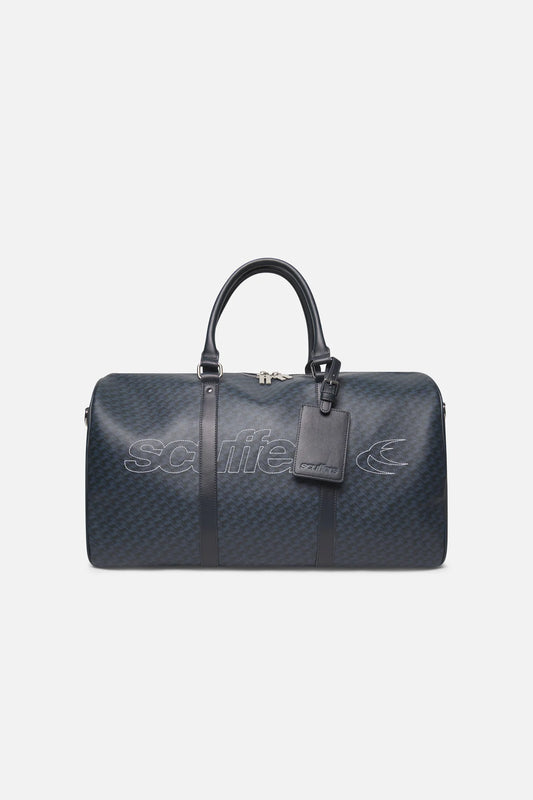 Scuffers Monogram Duffle Bag Navy