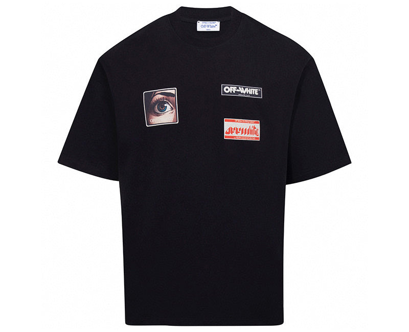OFF-WHITE Eye Logo T-Shirt Black
