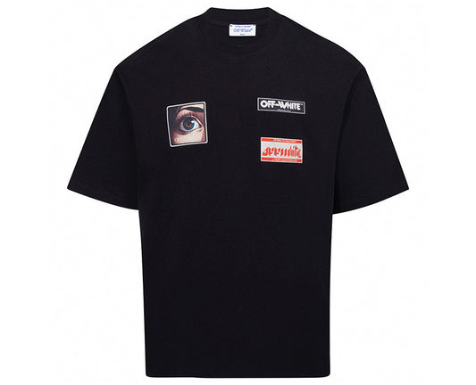 OFF-WHITE Eye Logo T-Shirt Black