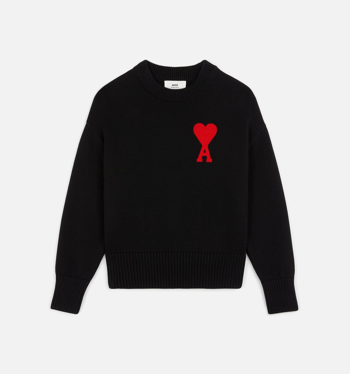 Ami De Coeur Crewneck Sweater Black