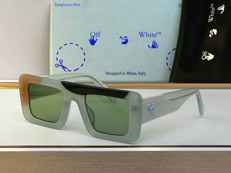 OFF-WHITE Seattle Sunglasses Green