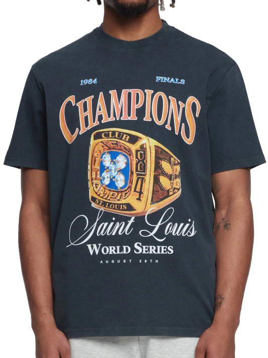 Club 1984 World Series Champions T-shirt - Washed Grey