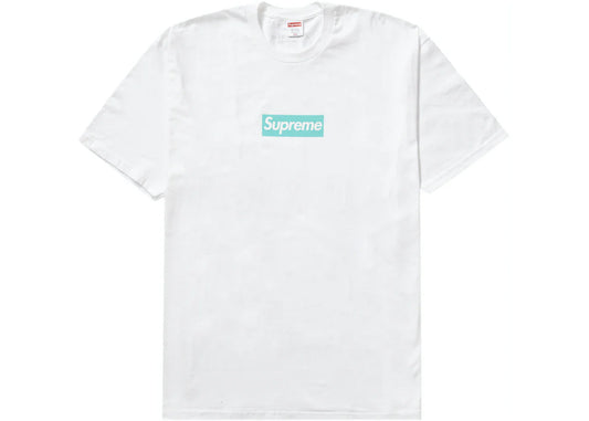 Supreme Tiffany & Co. Box Logo Tee White