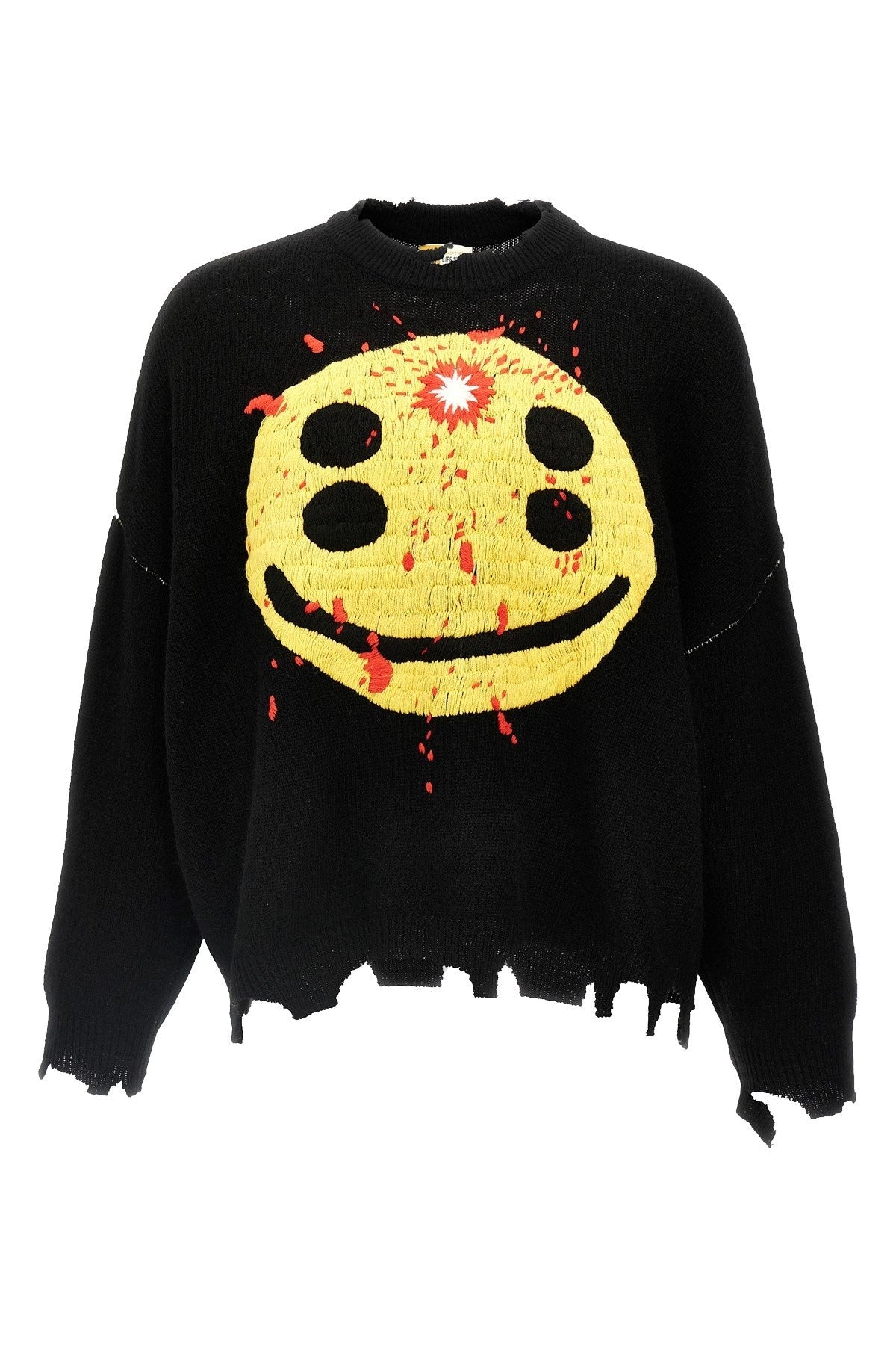 Cactus Plant Flea Market x Saint Mxxxxxx 'Smile' Crew Knit Black