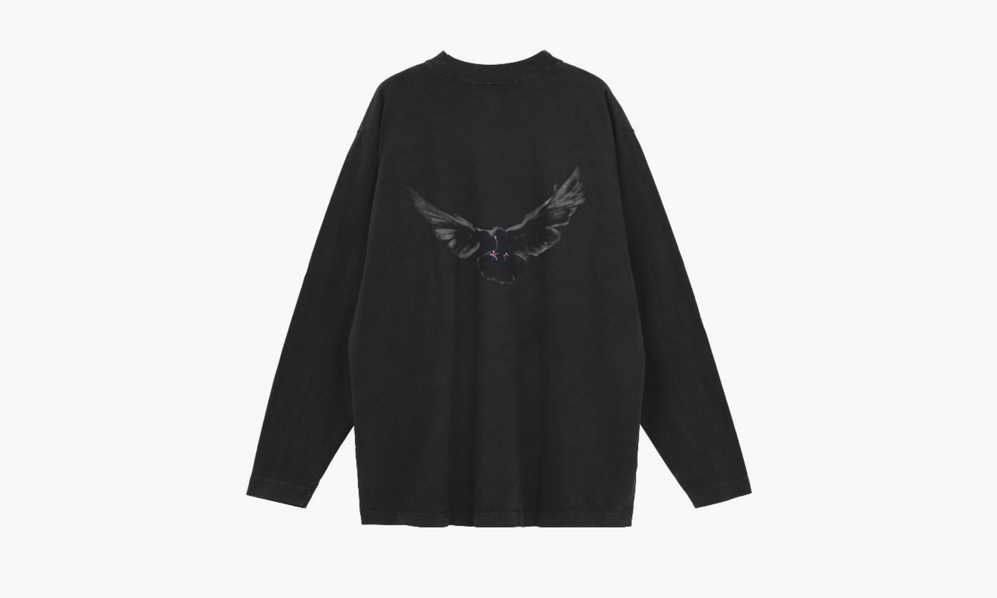 Yeezy x Gap x Balenciaga Dove Longsleeve Tee Washed Black