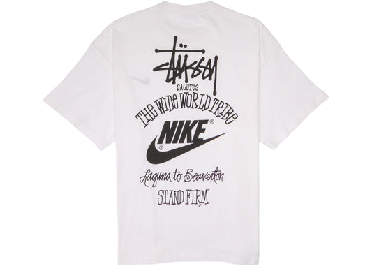 Nike x Stussy The Wide World Tribe T-Shirt White