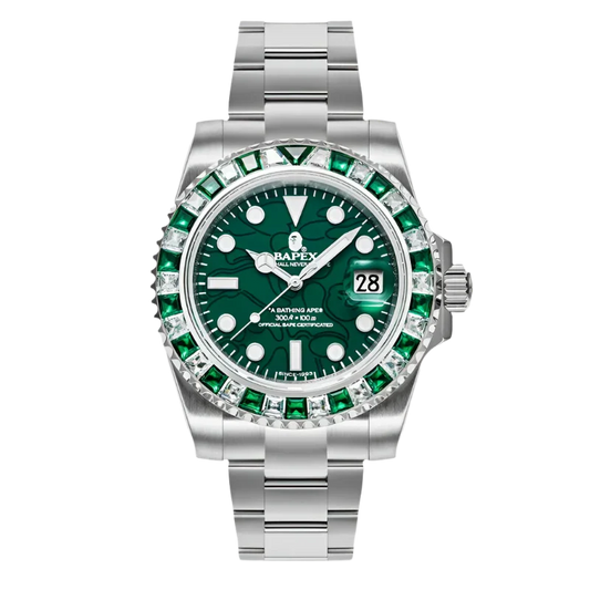 BAPE Type 1 Crystal Stone BAPEX Watch (SS24)