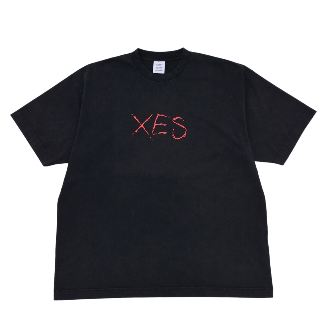 VETEMENTS Xes T Shirt Black