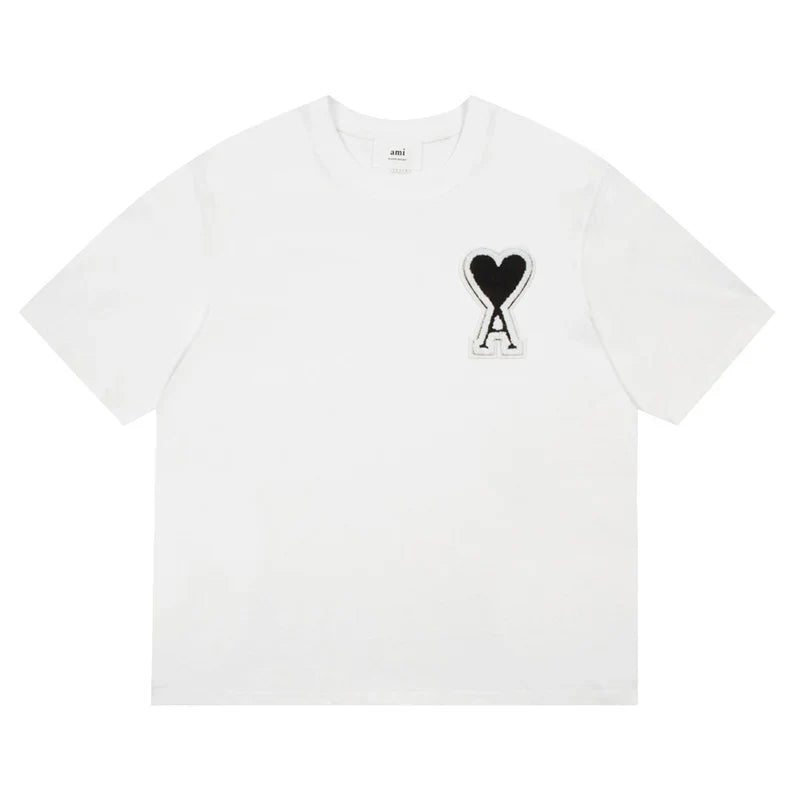 AMI PARIS SSENSE Exclusive Ami de Cœur T-Shirt White