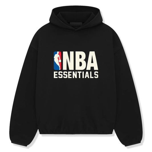 Fear of God Black NBA x ESSENTIALS Pullover Hoodie Black
