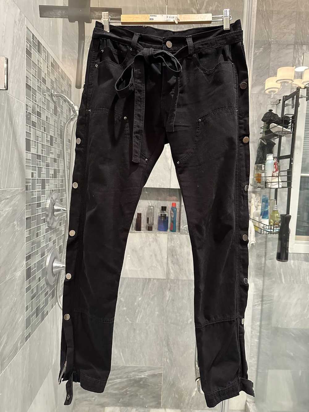 Mnml Snap Western Pants Black