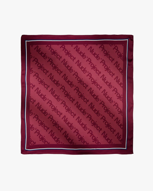 Nude Project Classic Handkerchief Logo Burgundy