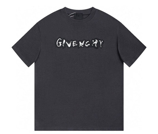 GIVENCHY Logo lettering cotton T-shirt Black