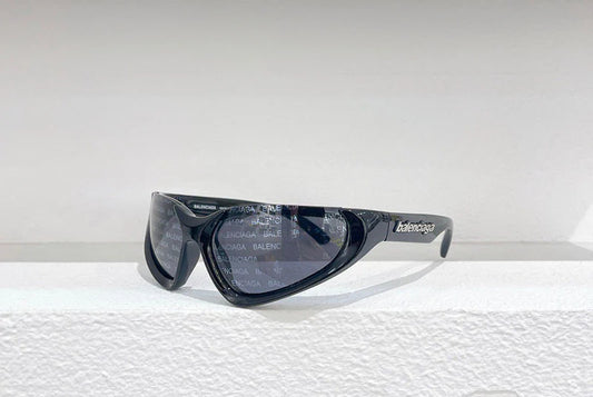 Balenciaga BB0202s Xpander Sunglasses Black/Lethers