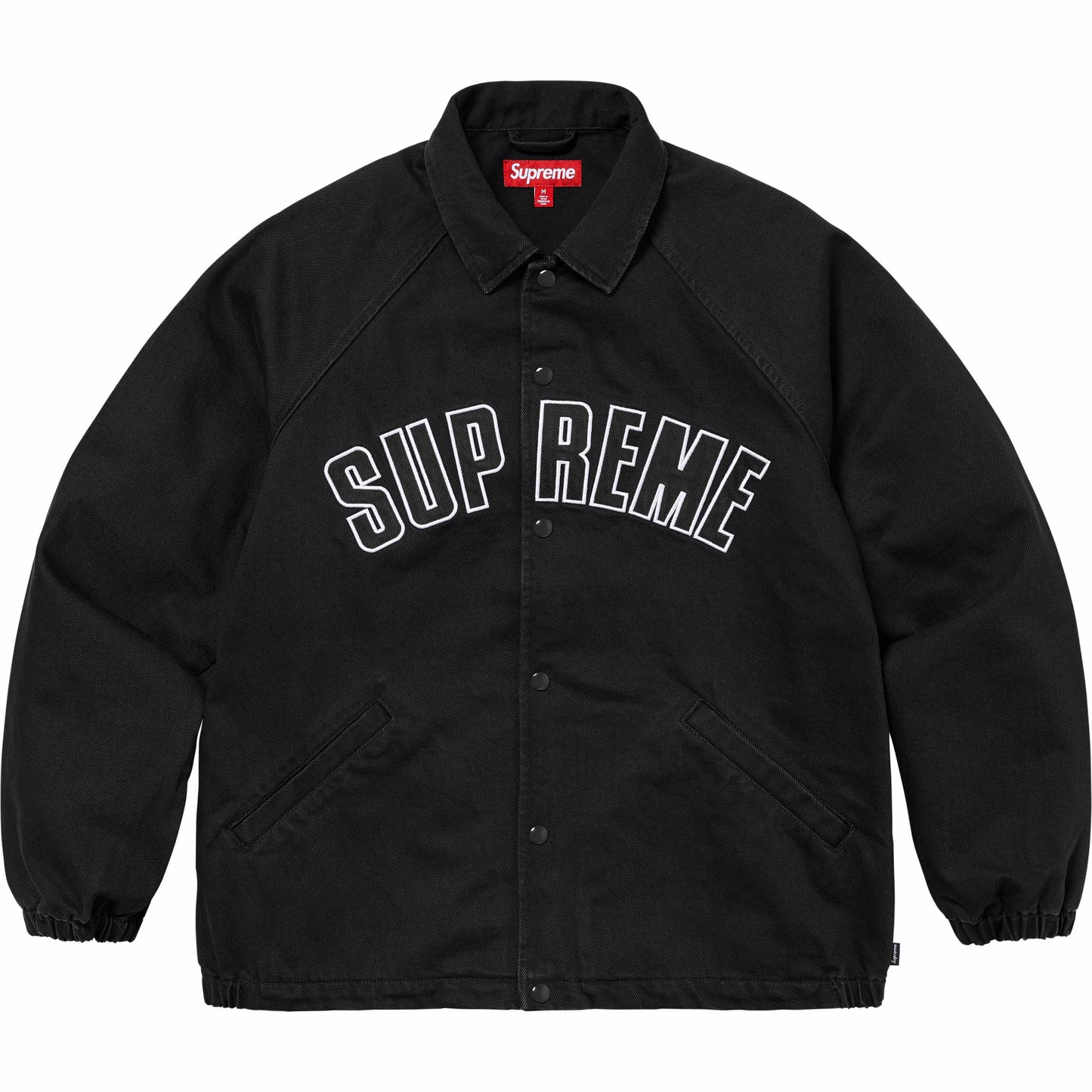 Supreme Arc Denim Coaches Jacket Black