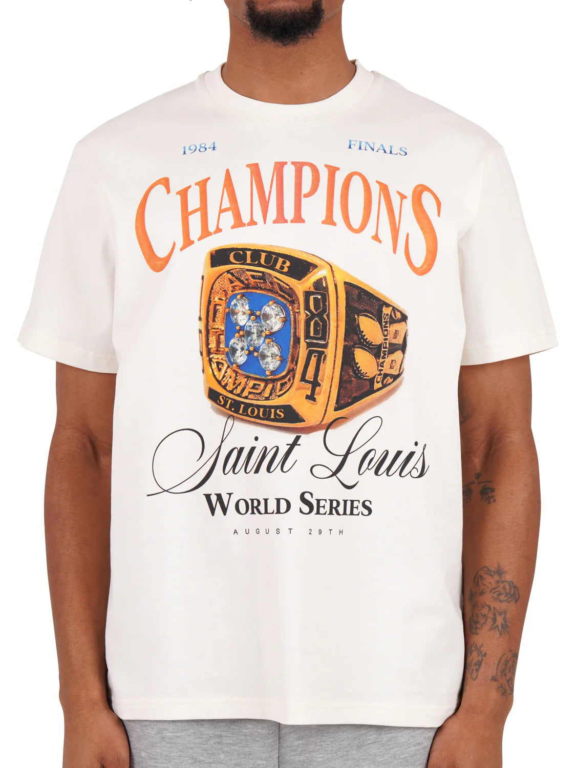 Club 1984 World Series Champions T-shirt - Off White