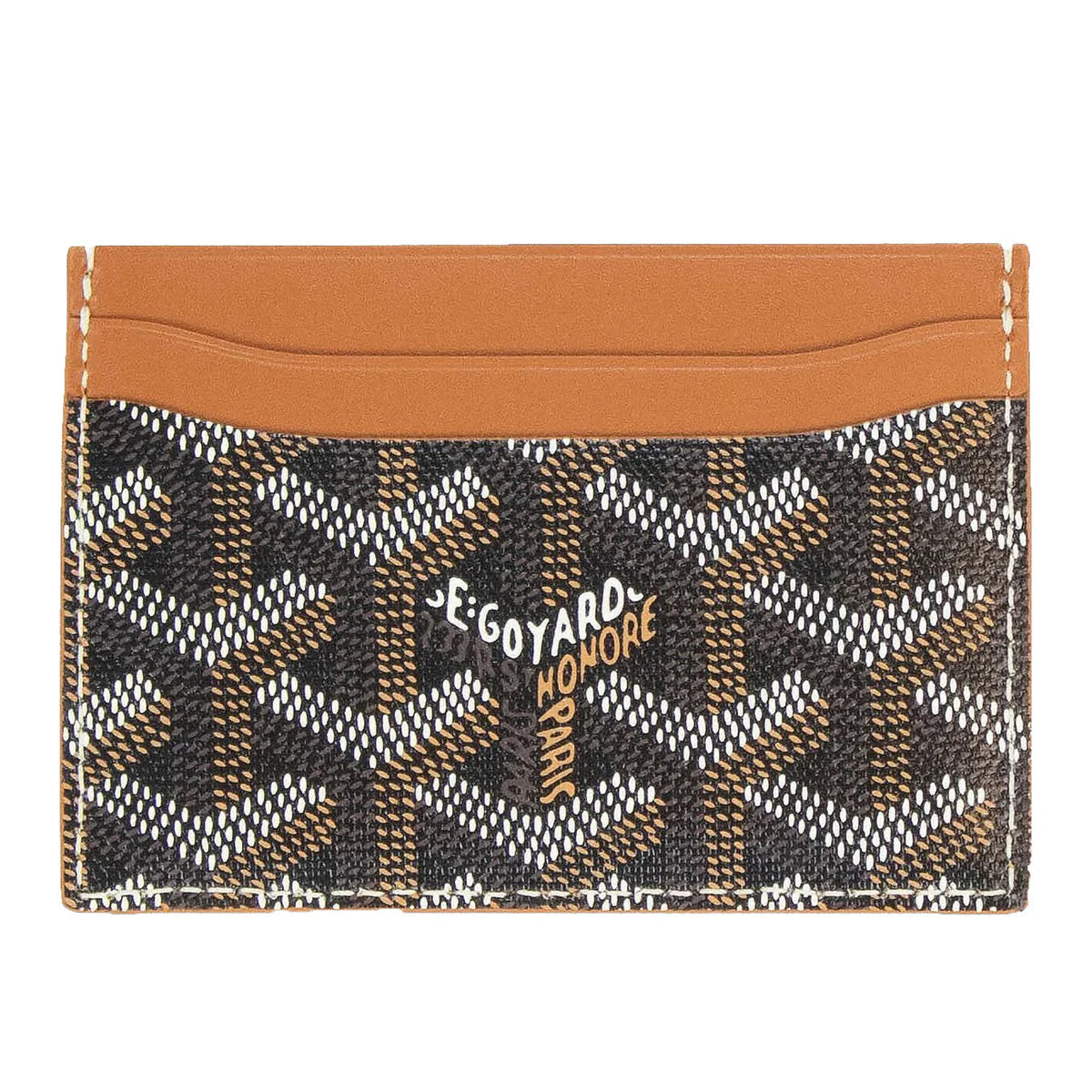 Goyard Saint Sulpice Canvas/Calfskin Black/Tan