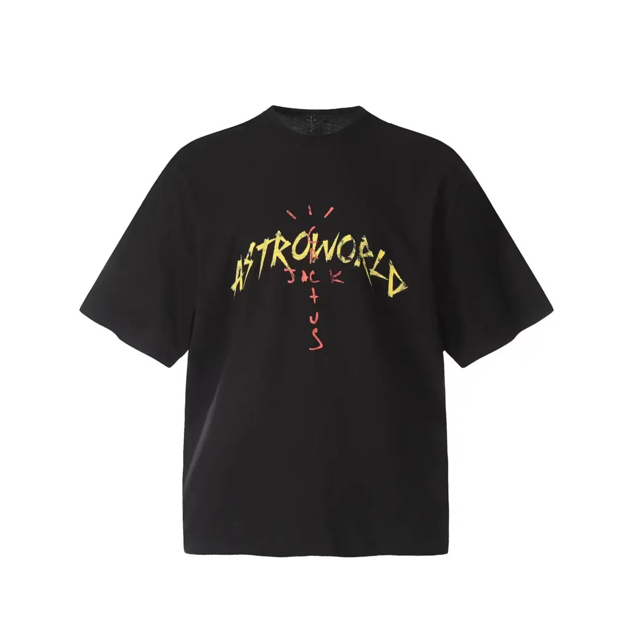 Travis Scott Cactus Jack Astroworld T Shirt Black