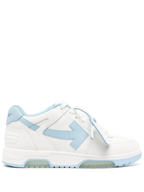 OFF-WHITE Out Of Office Low Tops White Light Blue
