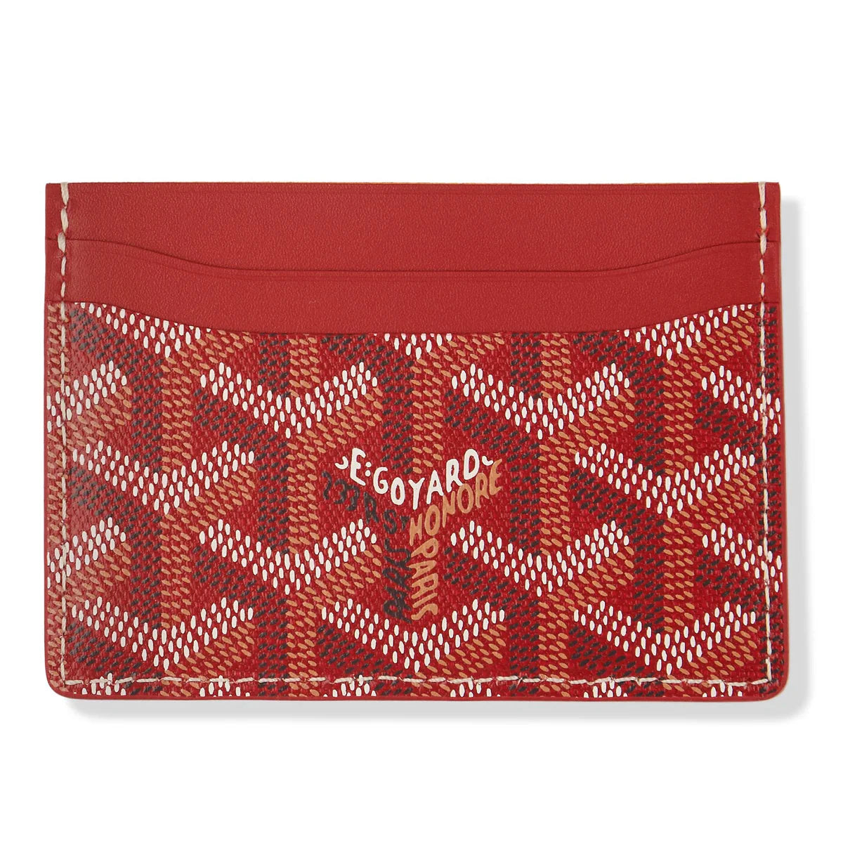 Goyard Saint Sulpice Canvas/Calfskin Red