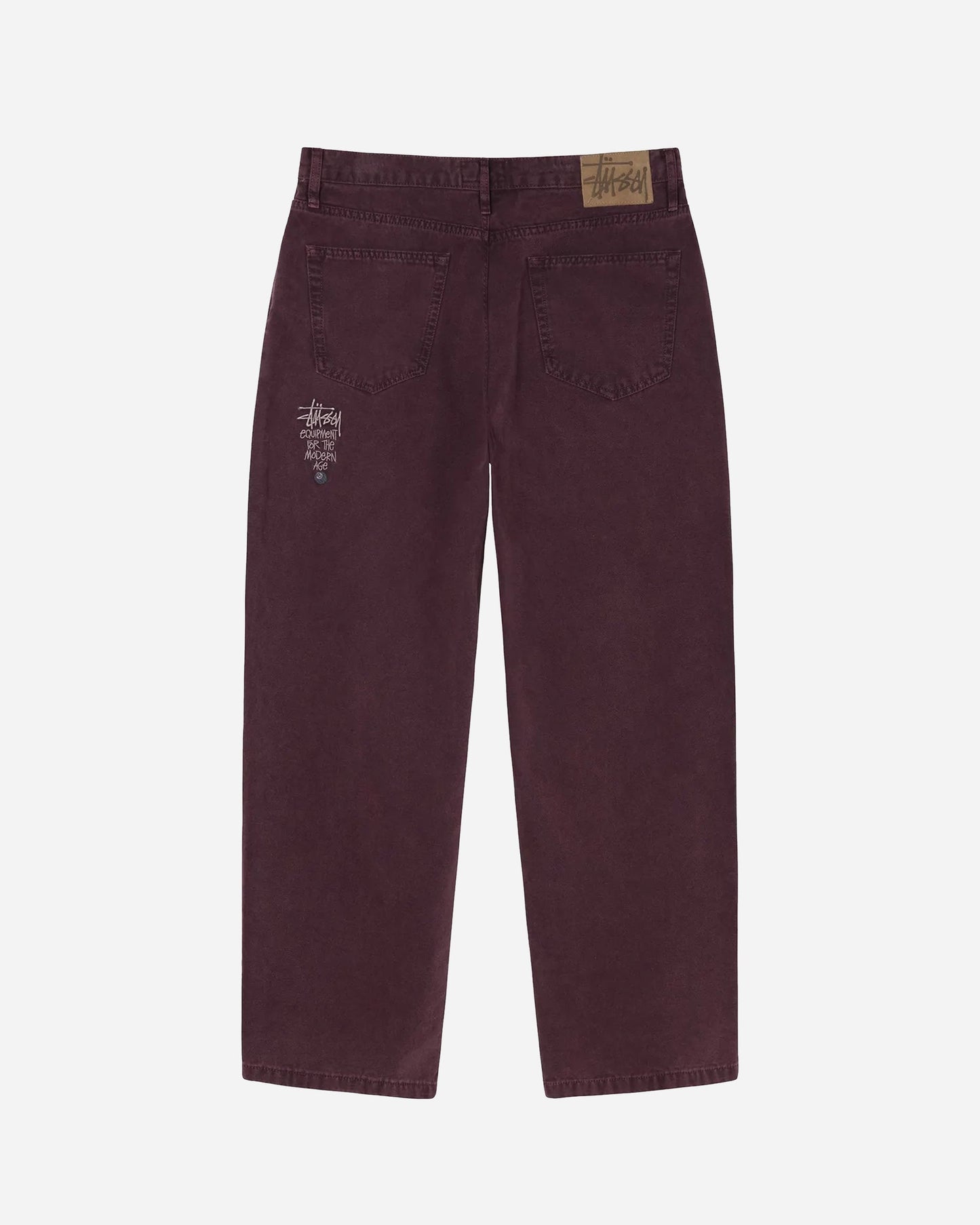 Stüssy - Washed Canvas Big OL' Jeans Purple