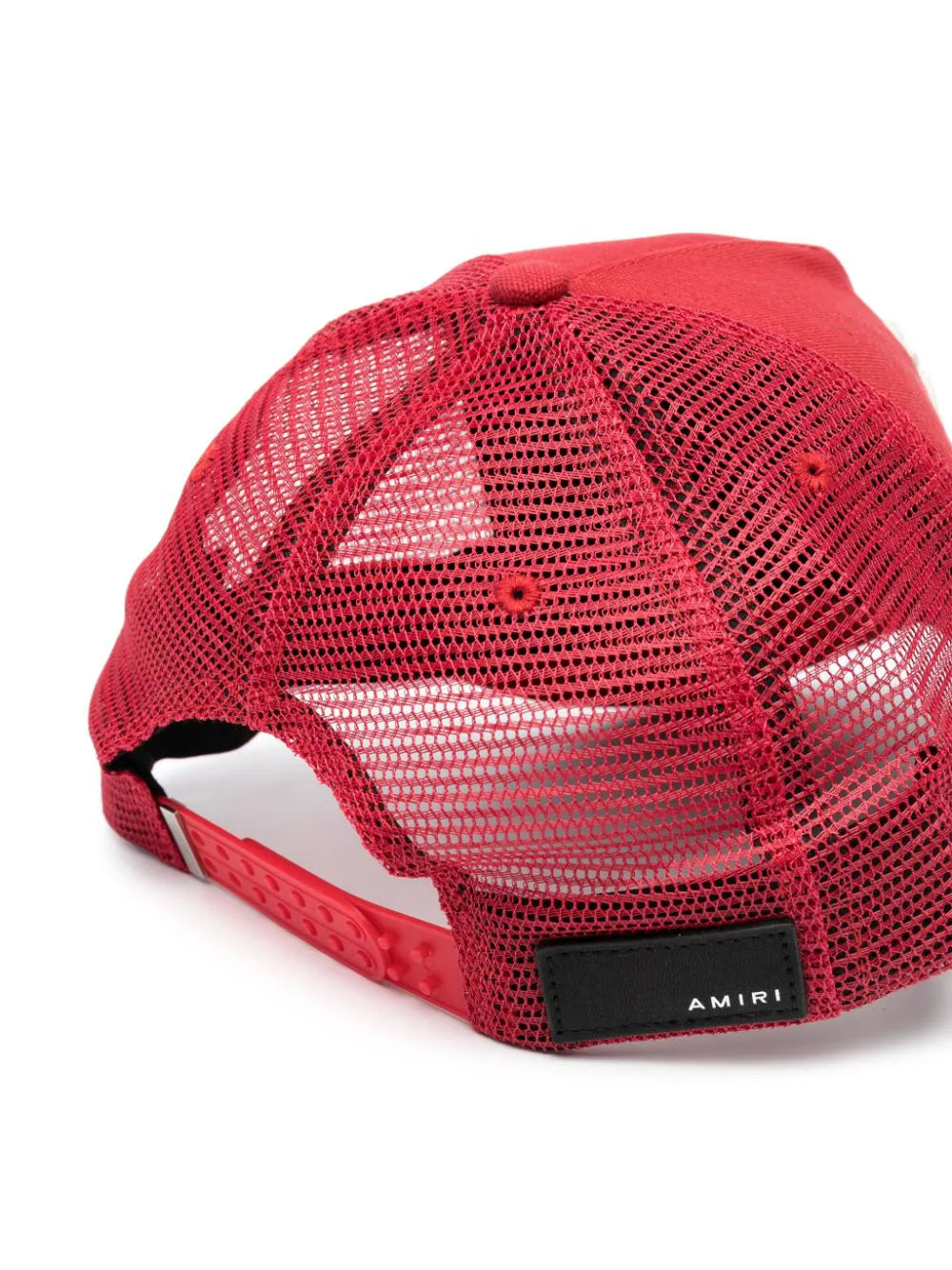 Amiri Varsity Logo Trucker Hat Red